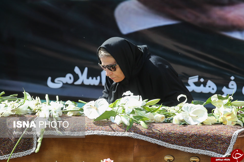 تصاویر/ چهره&zwnj;هایی که در مراسم تشییع پیکر مرحوم رشیدی حضور داشتند