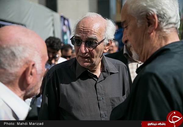تصاویر/ چهره&zwnj;هایی که در مراسم تشییع پیکر مرحوم رشیدی حضور داشتند