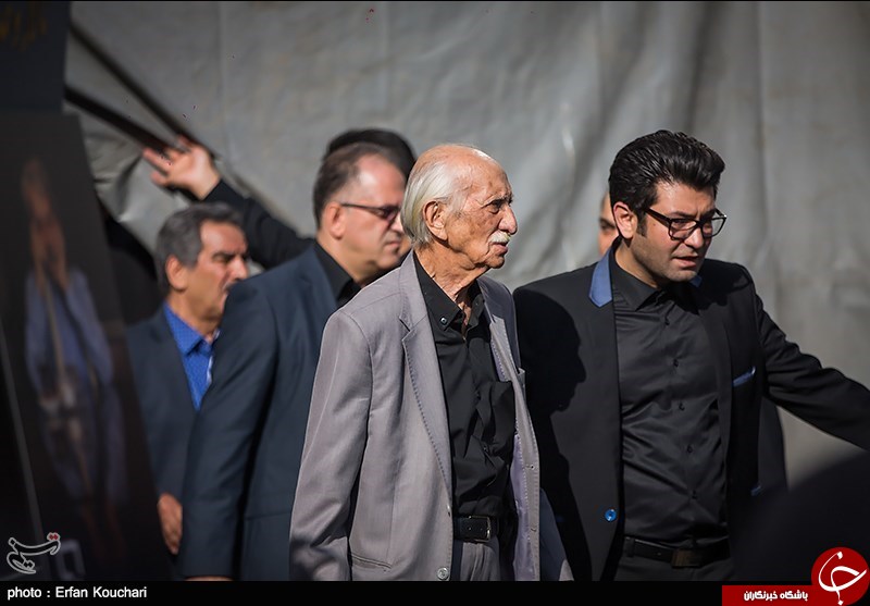 تصاویر/ چهره&zwnj;هایی که در مراسم تشییع پیکر مرحوم رشیدی حضور داشتند