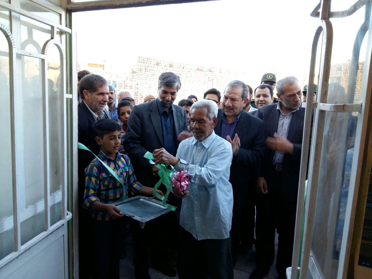 افتتاح نخستین کتابخانه روستایی در بخش کوهسرخ کاشمر