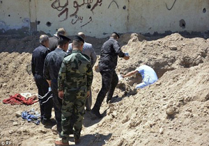 کشف یک گور دسته جمعی در جنوب موصل