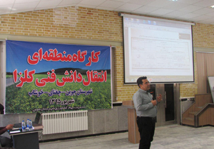 برگزاری کارگاه منطقه ای انتقال دانش کلزا در جوین