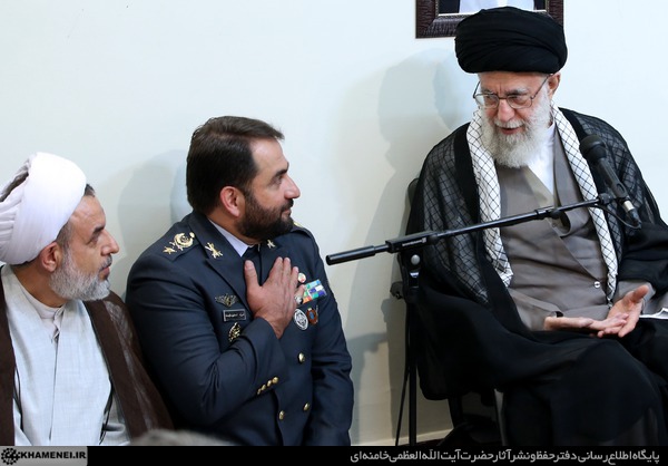 دیدار فرماندهان و مسئولان قرارگاه پدافند هوایی خاتم&zwnj;الانبیاء(ص) ارتش با فرمانده کل قوا