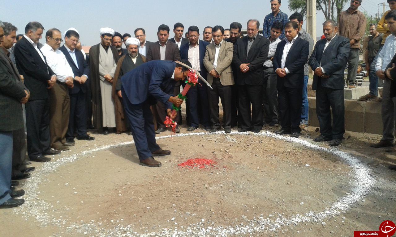 افتتاح وکلنگ زني چند طرح عمراني وخدماتي + تصاویر