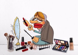 اعتیاد خطرناک؛ نه به مواد، به لوازم آرایش