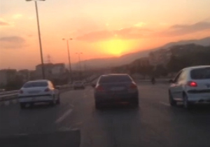 غروب دل انگیز تهران + فیلم