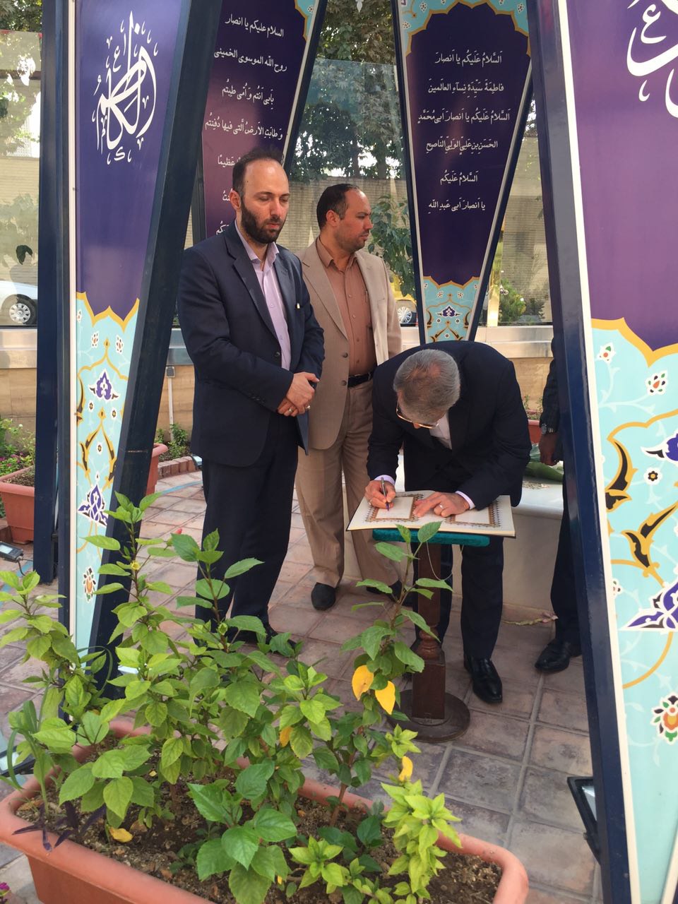 بازدید سخنگوی دولت از اردوی كاروان منا+عکس