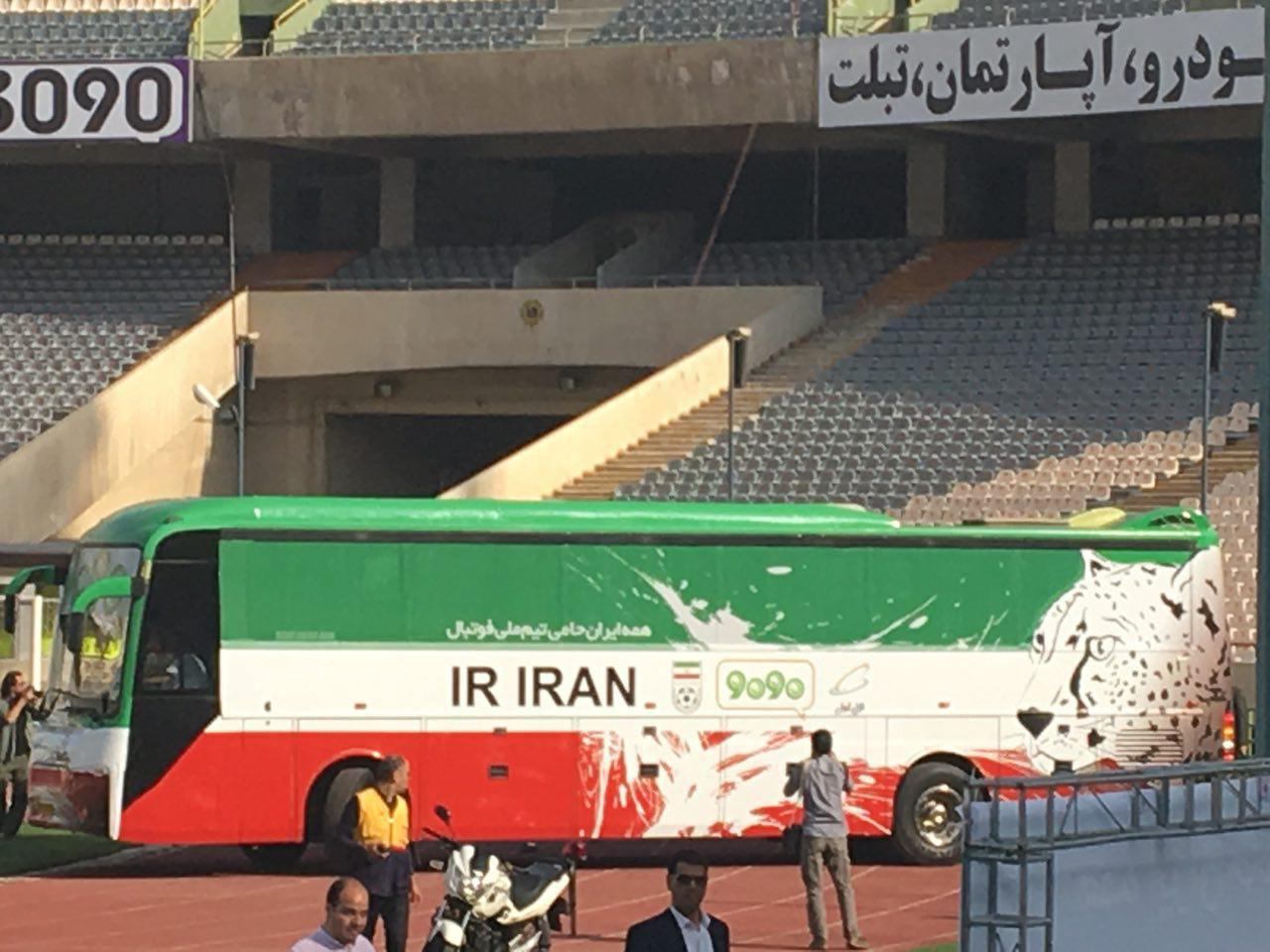رونمایی از اتوبوس تیم ملی فوتبال+عکس