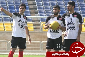 حضور باقری در تمرین سرخ پوشان