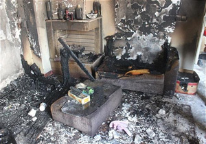 آتش گرفتن دو واحد مسکونی در نکا