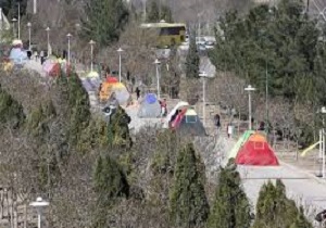 اسکان زائران در پایانه مرزی مهران