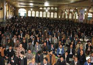 برپایی نمازجمعه شهر یاسوج در حسینیه ثارالله