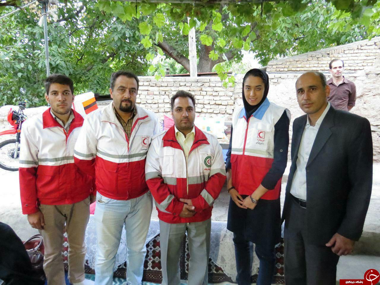 کیمیا علیزاده عضو داوطلبان هلال احمر شد + تصاویر