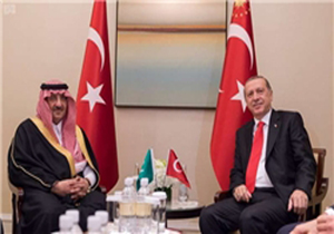 دیدار اردوغان و ولیعهد عربستان در نیویورک