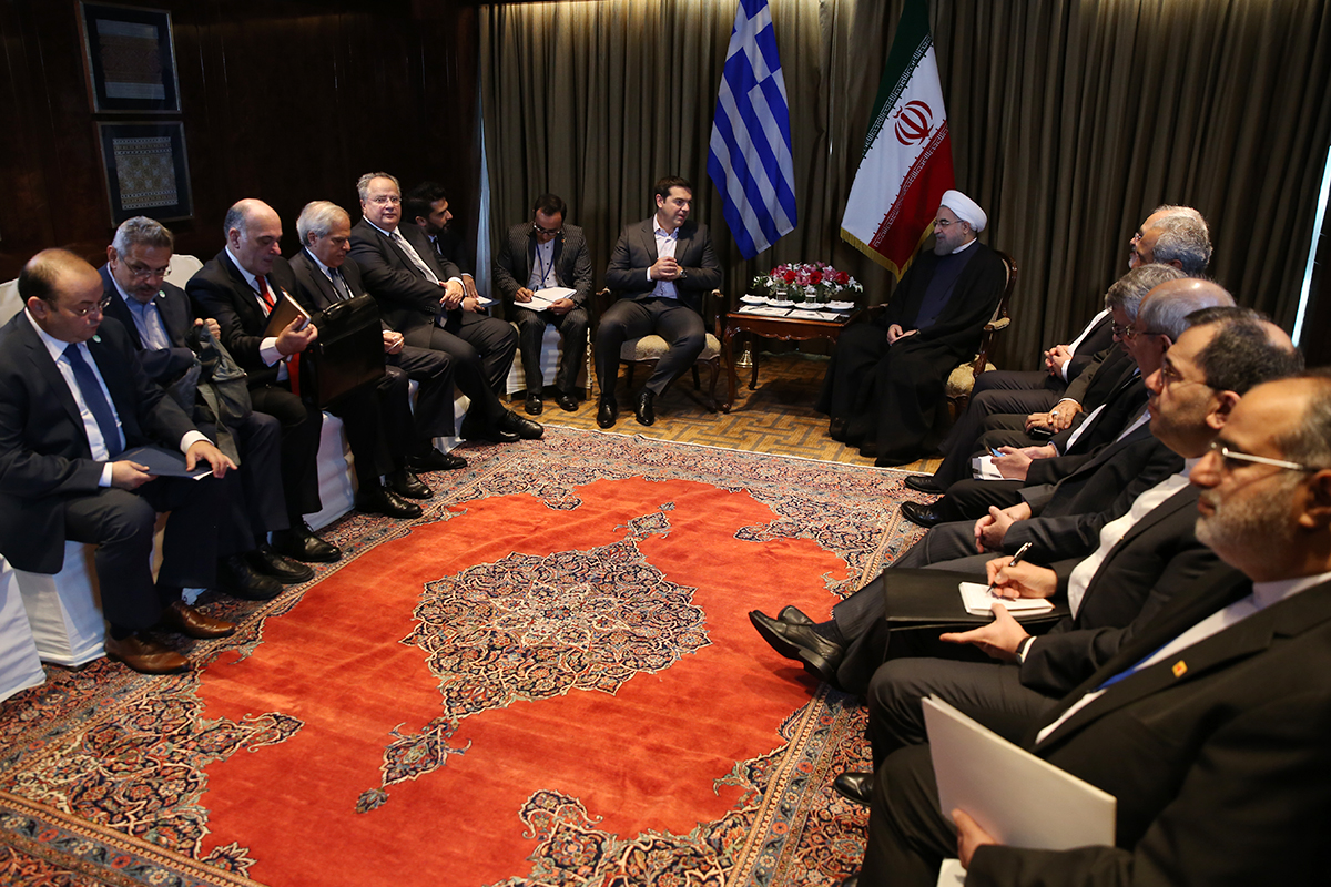 روحانی: از گسترش روابط تهران - آتن استقبال می&zwnj;کنیم
