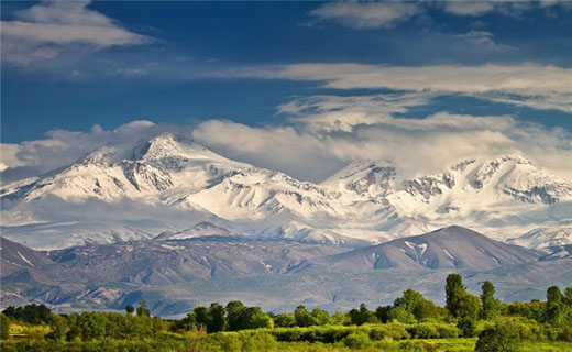 ارتفاعات سبلان سفید پوش شد