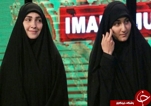 عکس/ دختر حاج قاسم سلیمانی و عماد مغنیه در یک جشنواره سینمایی