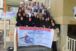 برگزاری مراسم روز بهداشت محیط در شهرستان مهاباد