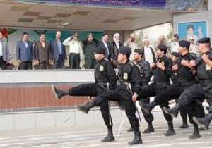 برگزاری مراسم صبحگاه مشترک یگان های نیروهای انتظامی