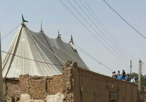 رونمایی از حکم ثبتی چادر حسینیه ی قنادها در سبزوار