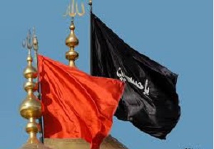 نصب پرچم حرم امام حسین(ع) در حرم حضرت معصومه(س)