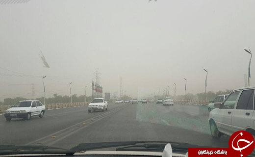 لغو پروازهای فرودگاه اهواز به دلیل بدی آب و هوا + فیلم و تصاویر