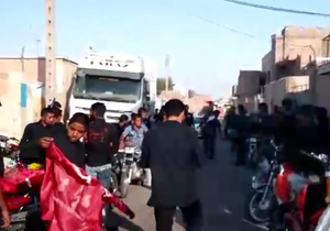 برپایی کاروان محرم در زاهدان + فیلم