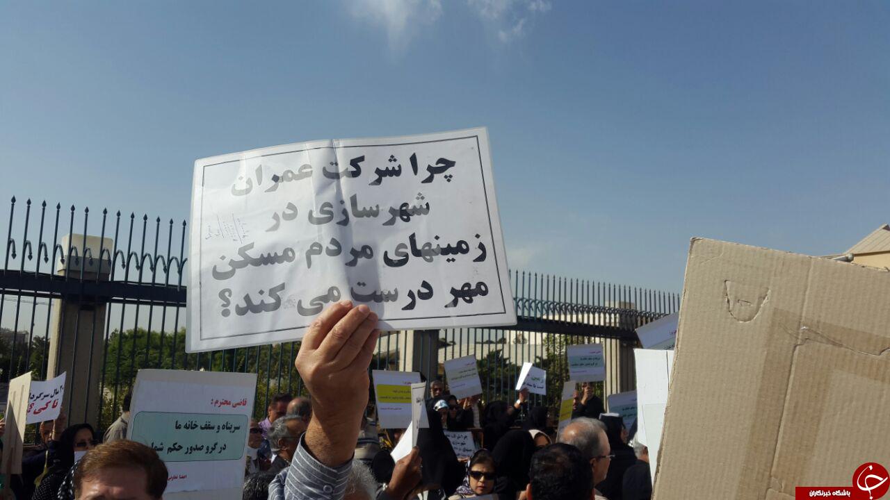 تجمع مالباختگان اداره برق در مقابل مجلس + فیلم