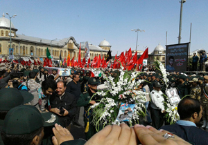 مراسم تشییع شهید«محمدرضا زارع الوانی» در همدان + تصاویر