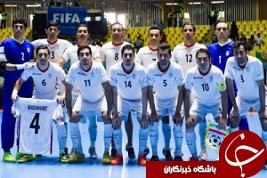 مراسم اهدای مدال برنز به تیم ملی فوتسال ایران + فیلم