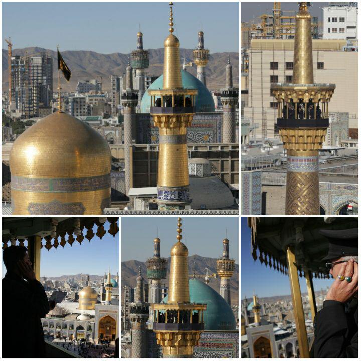 آیین سنتی صلات محرم در حرم مطهررضوی برگزار شد