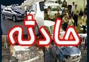 مصدوم شدن راننده در حادثه رانندگی