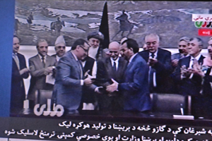 قرارداد استخراج برق از گاز با کمپنی بیات به امضا رسید