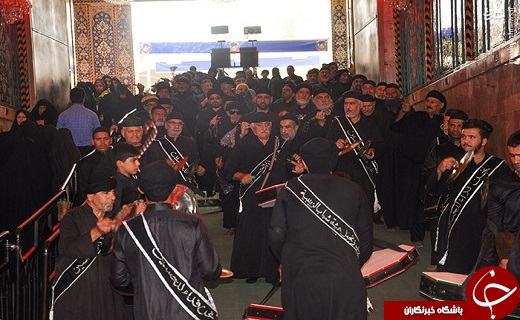 عکس/ حرکت دسته&zwnj;های عزاداری در بین الحرمین