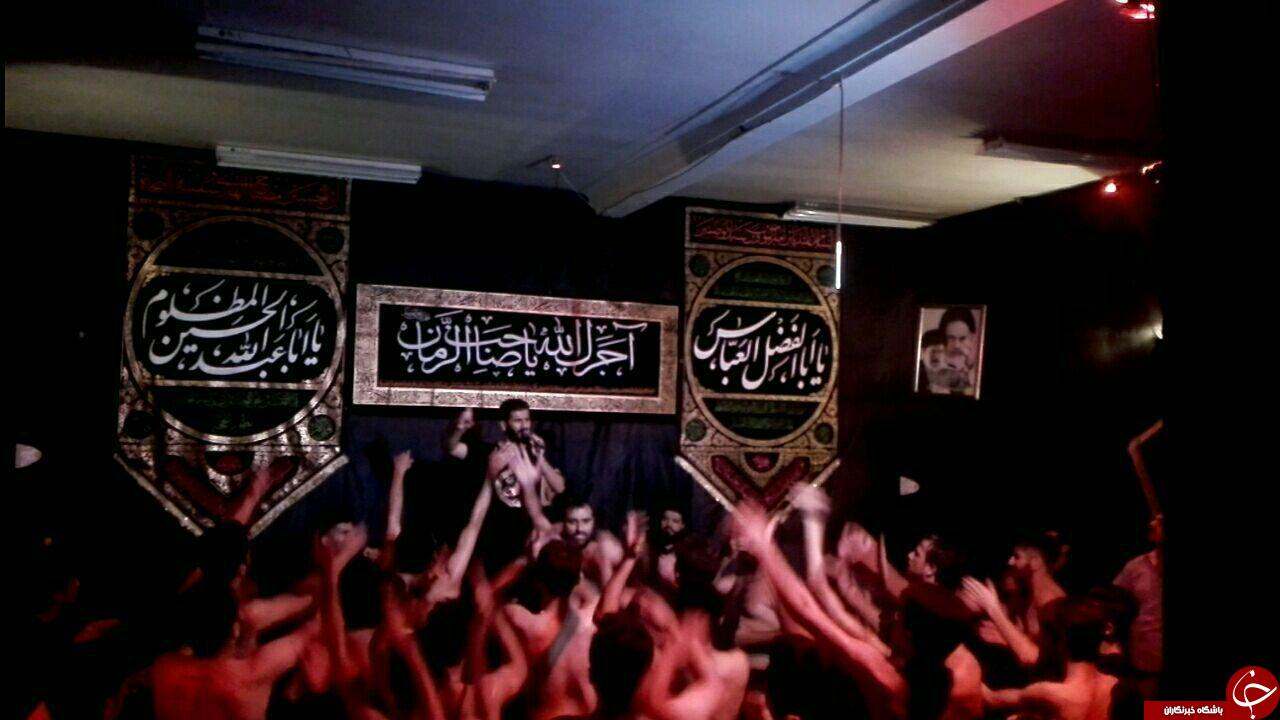 مراسم عزاداری سالار شهیدان در اولین شب محرم + فیلم