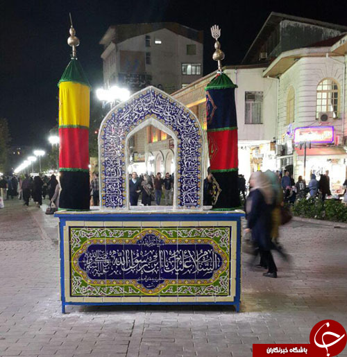 فضای  شهر رشت عاشورایی شد+تصاویر