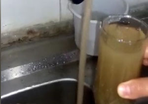 آلودگی آب شرب در خواجه ربیع مشهد + فیلم
