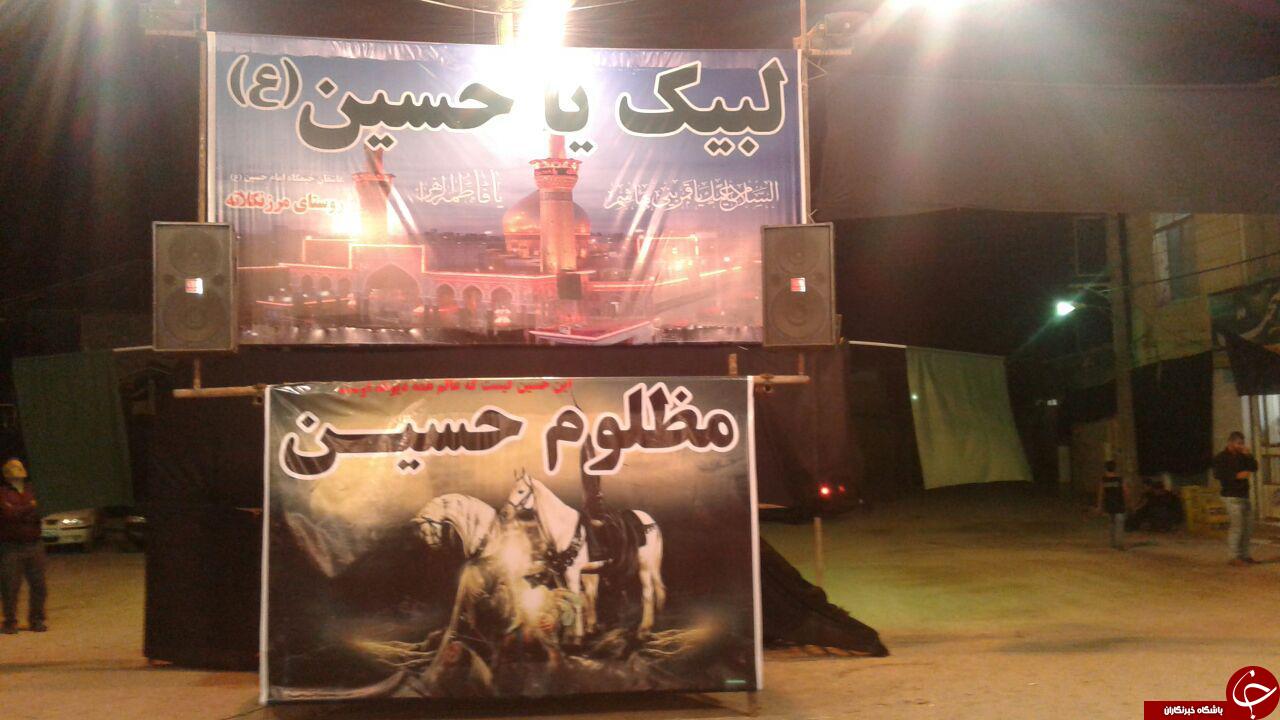 حال و هوای محرم در روستای مرزن&zwnj;کلاته + تصاویر