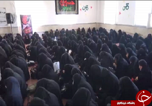 شرکت 200 بانوی طلبه در درگرامی داشت یادواره شهدای قزوین