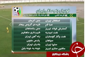 حواشی قرعه کشی مرحله یک شانزدهم نهایی جام حذفی + فیلم