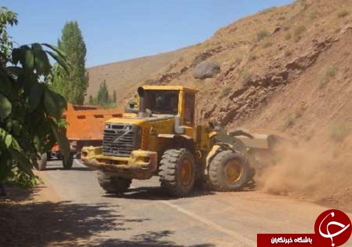 بهسازی 18 کیلومتر از راههای بخش الموت