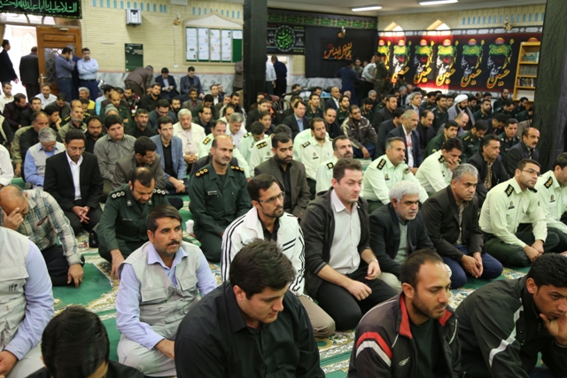 مجلس عزای حسینی در فرودگاه شهید هاشمی نژاد مشهد