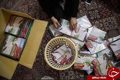 آماده&zwnj;سازی لباس شیرخوارگان حسینی +تصاویر