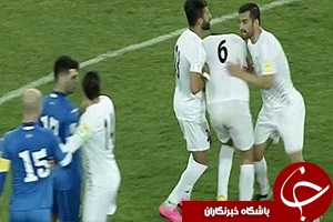 درگیری در انتهای بازی ازبکستان _ ایران + فیلم