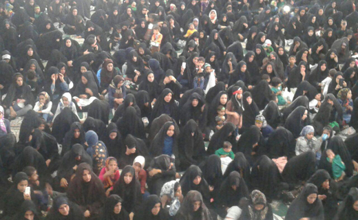 اشک ماتم مادران کرمانی برای کودکان واقعه کربلا