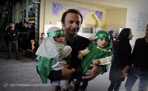 آئین بزرگ شیرخوارگان حسینی در دامغان