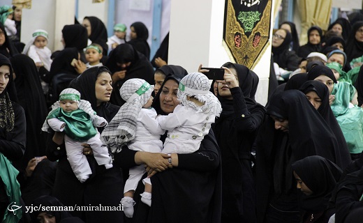 آئین بزرگ شیرخوارگان حسینی در دامغان