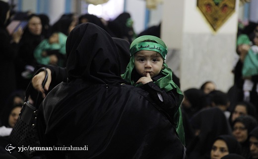 آئین بزرگ شیرخوارگان حسینی در دامغان