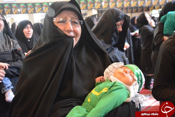 کودکان آذربایجان غربی با طفل ۶ ماهه کربلا همنوایی کردند/نوای علی اصغر در 44 نقطه استان