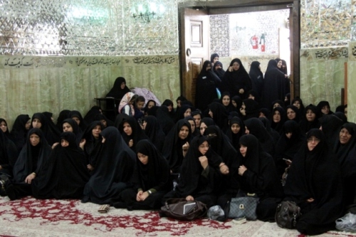 آیین معنوی غبار روبی امامزاده جعفر (ع) یزد + تصاویر